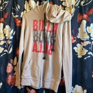 Billabong zip up hoodie